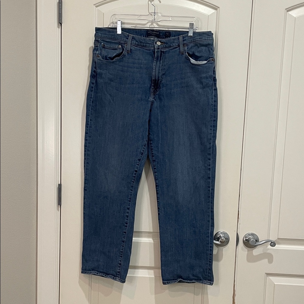 Lucky Brand Men's Medium Blue 181 Relaxed Straight Jeans